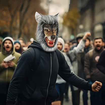 Werewolf Mask Adult Latex Halloween