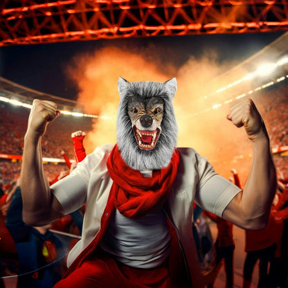 Werewolf Mask Adult Latex Halloween